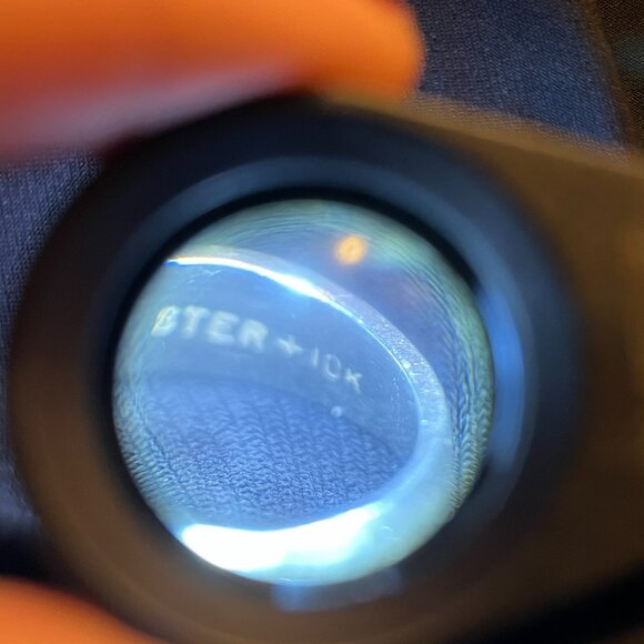 Authentic Landstroms Black Hills 10K Gold & Sterling Silver Ring - Sz 7.5 - Picture 10 of 10